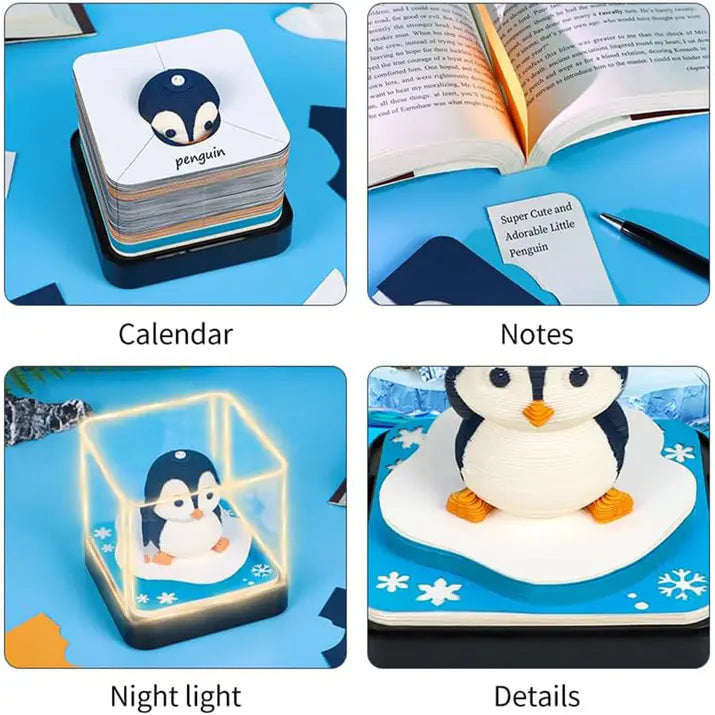 Calendra3D® 2026 - Penguin