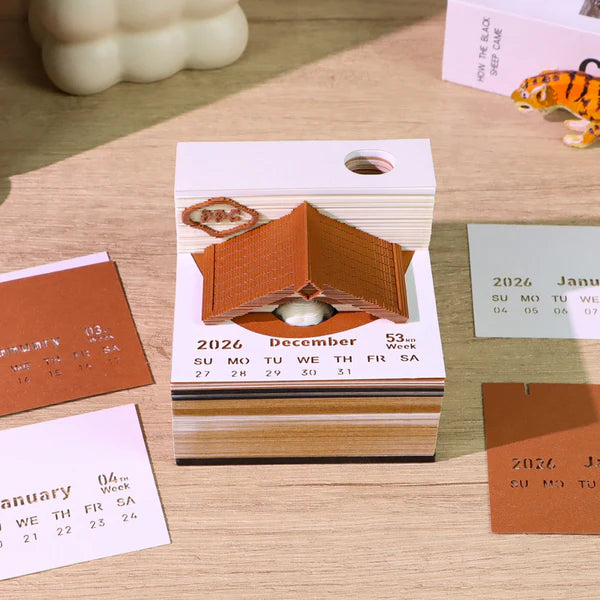 Calendra3D® 2026 - Puppy Cottage