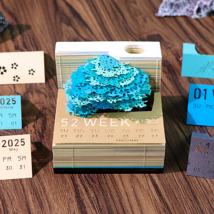 Calendra3D® 2026 - Tree Ocean