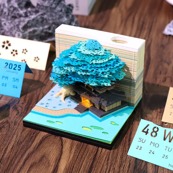 Calendra3D® 2026 - Tree Ocean