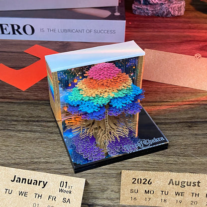 Calendra3D® 2026 - Chakra Tree