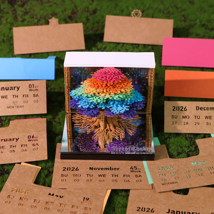 Calendra3D® 2026 - Chakra Tree