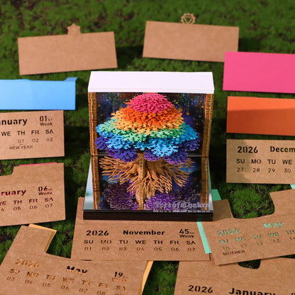 Calendra3D® 2026 - Chakra Tree