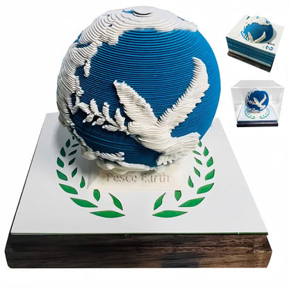 Calendra3D® 2026 - Peace Earth