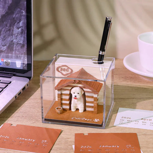 Calendra3D® 2026 - Puppy Cottage