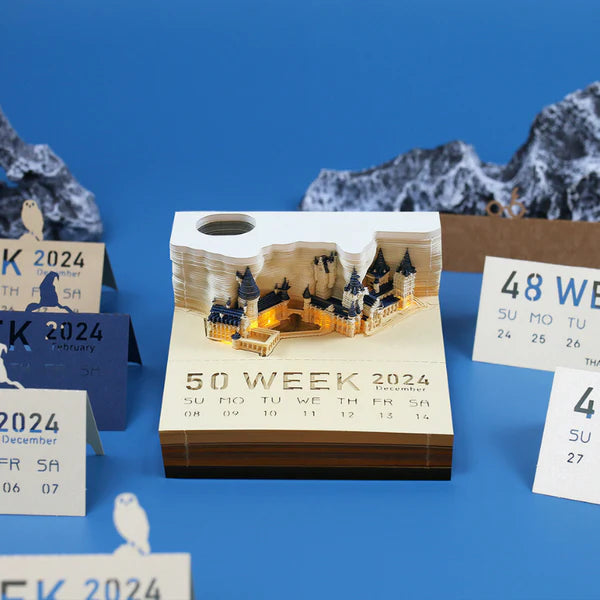 Calendra3D® 2026 - Hogwarts