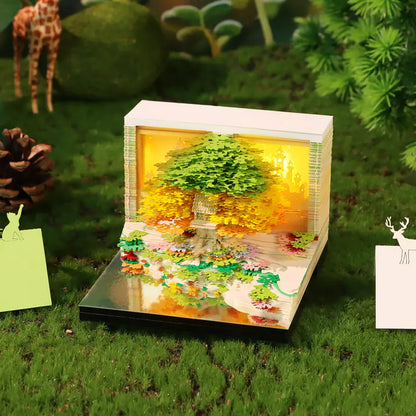 Calendra3D® 2026 - Green LED Tree House