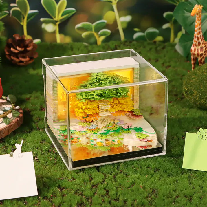 Calendra3D® 2026 - Green LED Tree House