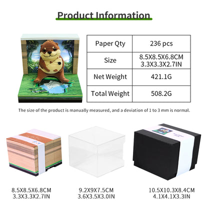 Calendra3D® 2026 - Sea Otter