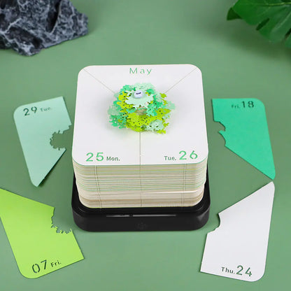 Calendra3D® 2026 - Green Tree